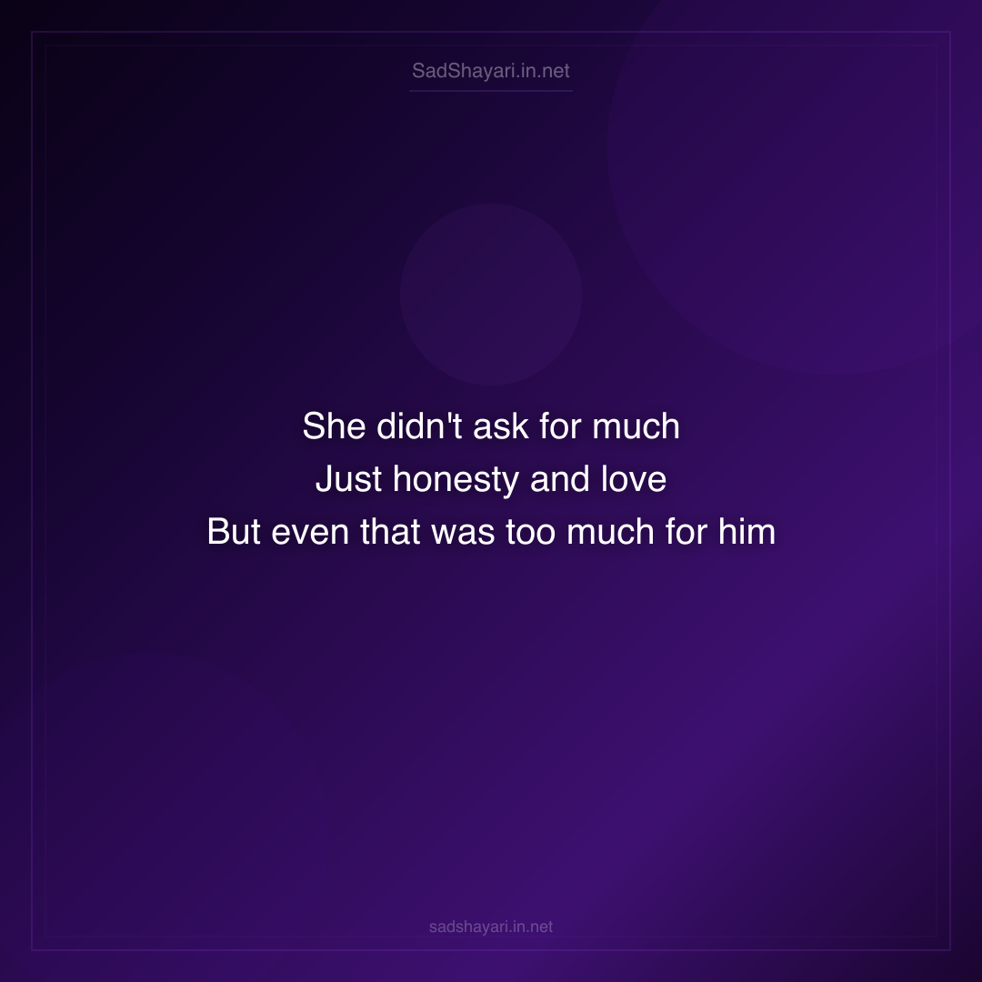 Sad Shayari