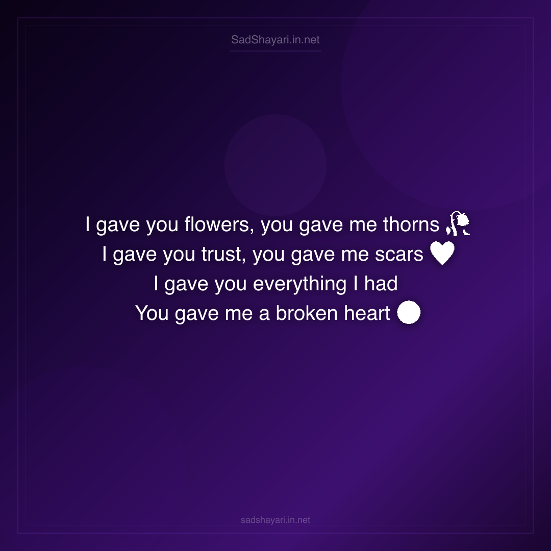 Sad Shayari