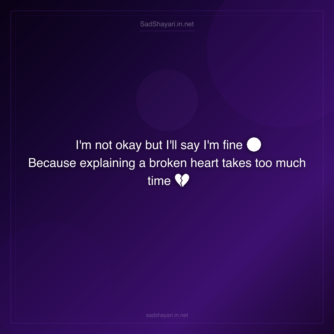 Sad Shayari
